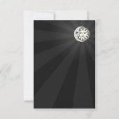 Sun en Moon Wedding RSVP-kaart RSVP Kaartje (Achterkant)
