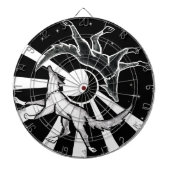 Sun en Moon Wolves Dartbord (Voorkant)