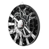 Sun en Moon Wolves Dartbord (Voorkant Rechts)