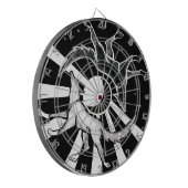 Sun en Moon Wolves Dartbord (Voorkant Links)