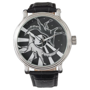 Sun en Moon Wolves Horloge
