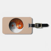 Sun en Moon Yin Yang Bagagelabel (Voorkant horizontaal)