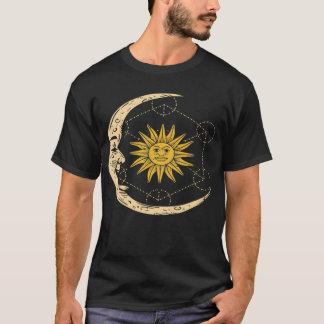 Sun en moon yoga bohemian hippie jurk cadeautje to t-shirt