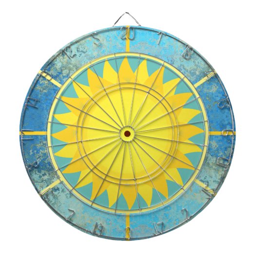 Sun en Sky Dartbord (Voorkant)