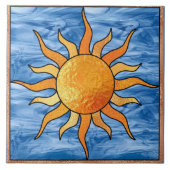 Sun en Sky Tile Trivet Tegeltje (Voorkant)