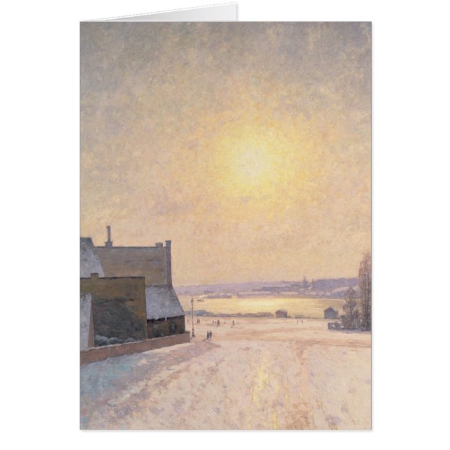 Sun en sneeuw, Scene uit Stockholm (Voorkant)