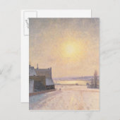 Sun en sneeuw, Scene uit Stockholm Briefkaart (Voorkant / Achterkant)