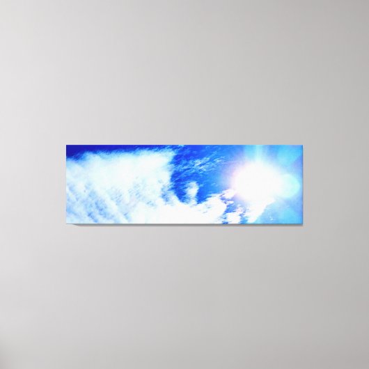 Sun en wolken in Ottawa Sky. Bestel nu Canvas Afdruk (Voorkant)