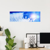 Sun en wolken in Ottawa Sky. Bestel nu Poster (Thuiskantoor)