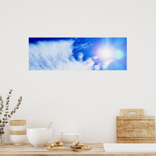 Sun en wolken in Ottawa Sky. Bestel nu Poster (Keuken)