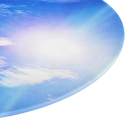 Sun en wolken in Ottawa Sky. Bestel nu Snijplank (Hoek)