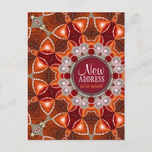 Sun Energy Moving House Nieuw Adres Briefkaart (Voorkant)