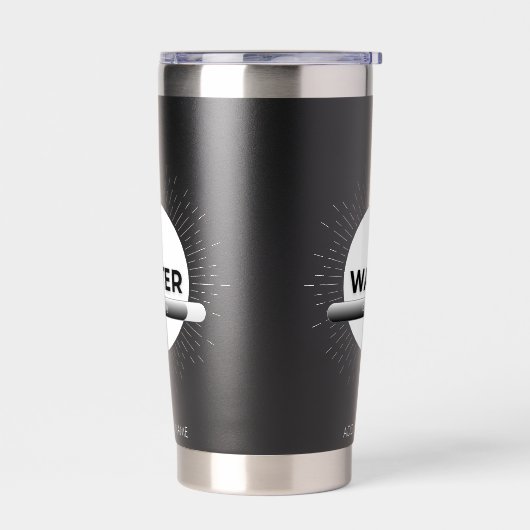 Sun Energy Quote | Custom Name Geïsoleerde Drinkbeker (Links)