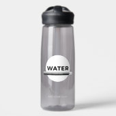 Sun Energy Water Quote | Custom Name Waterfles (Voorkant)