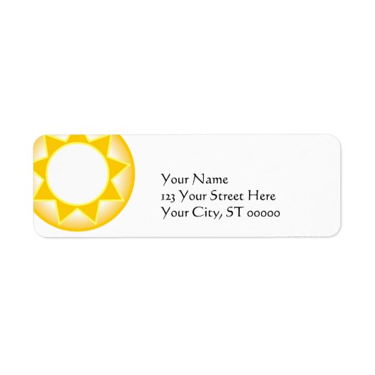 Sun Etiket (Voorkant)