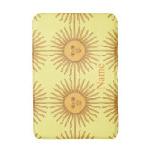 Sun face Art Illustration Thunder_Cove Badmat (Voorkant Verticaal)