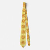 Sun face Art Illustration Thunder_Cove Stropdas (Voorkant)