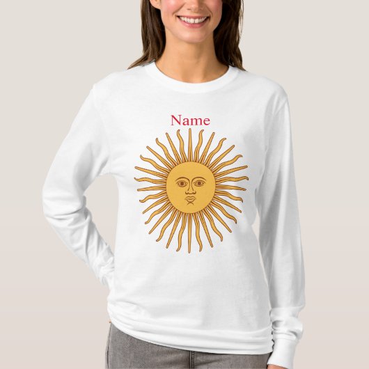 Sun face Art Illustration Thunder_Cove T-shirt (Voorkant)