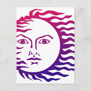 Sun Face Briefkaart