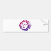 Sun Face Bumpersticker (Voorkant)