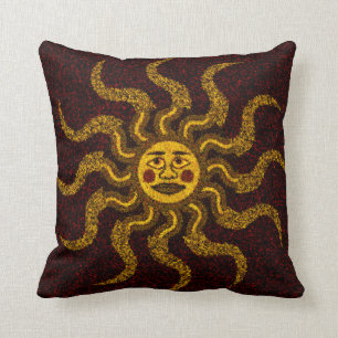 Sun Face Decorative Sierkussen