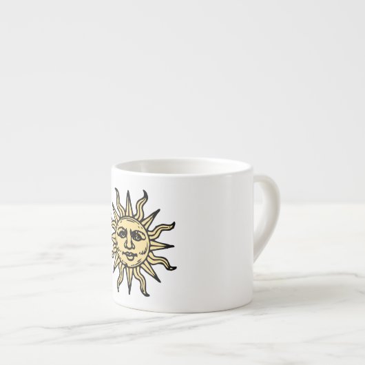 Sun Face Espresso Kop (Voorkant rechts)