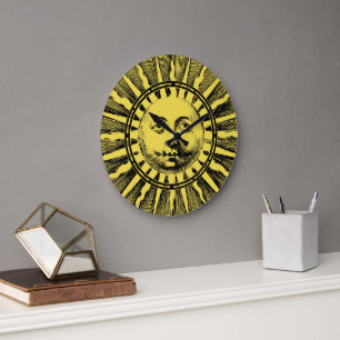  Sun Face Grote Klok