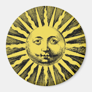 Sun Face Magneet