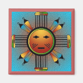 Sun Face Magneet (Voorkant)