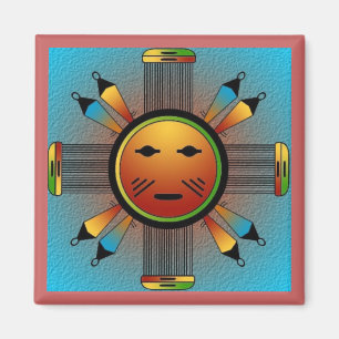 Sun Face Magneet