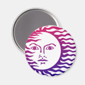 Sun Face Magneet (Voorkant / Achterkant)