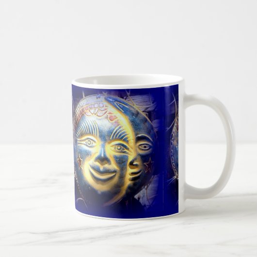 Sun Face / Moon Face Coffee mok (Rechts)