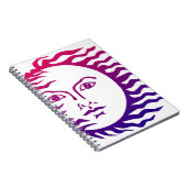 Sun Face Notitieboek (Rechterzijde)