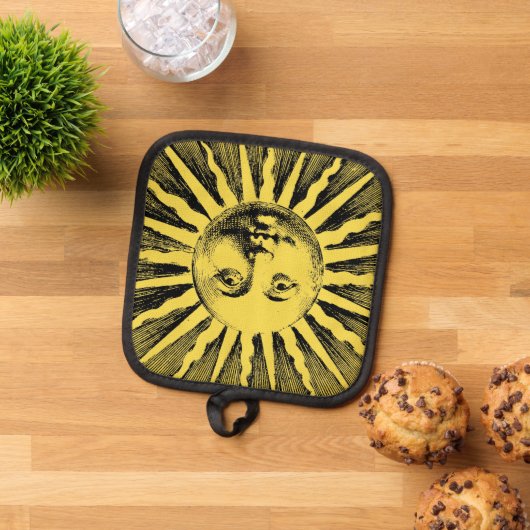 Sun Face Pannenlap (Top down)