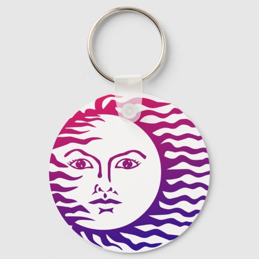 Sun Face Sleutelhanger (Voorkant)