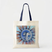 Sun Face Tote Bag (Voorkant)