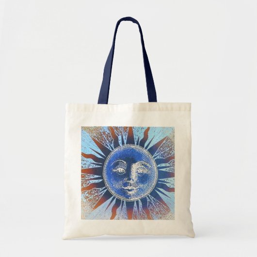 Sun Face Tote Bag (Voorkant)