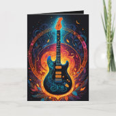 Sun Fire Elektrische Gitaar Blank Kaart (Voorkant)