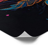 Sun Fire elektrische gitaar Poster (Hoek)