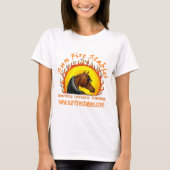 Sun Fire Stables Logo op voorzijde T-shirt (Voorkant)
