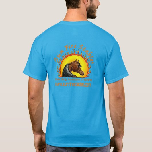 Sun Fire Stables T-shirt (Achterkant)