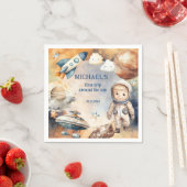 Sun First Trip Around the Sun Foto 1e Verjaardag Servet (Insitu)