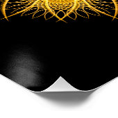 Sun Flake Mandala Perfect Poster (Hoek)