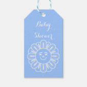 Sun Flower Baby shower Cadeaulabel (Voorkant)