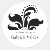 Sun Flower Book Labels (Voorkant)