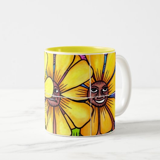 Sun Flower en Friends Mok 1 (Voorkant rechts)