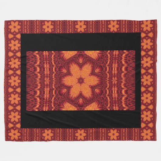 Sun Flower Fleece Deken (Voorkant (Horizontaal))