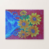 Sun Flower, Focus, puzzle Legpuzzel (Horizontaal)