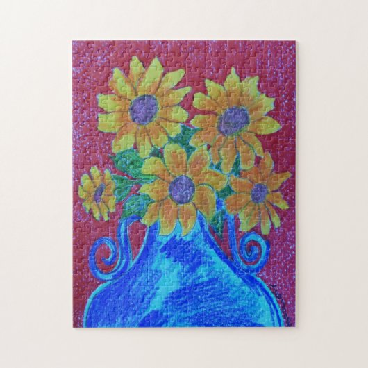 Sun Flower, Focus, puzzle Legpuzzel (Verticaal)