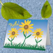 Sun Flower Kaart